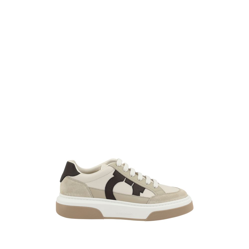 Ferragamo Multicolor Calf Leather Sneakers mens luxury fashion - Mens Edit
