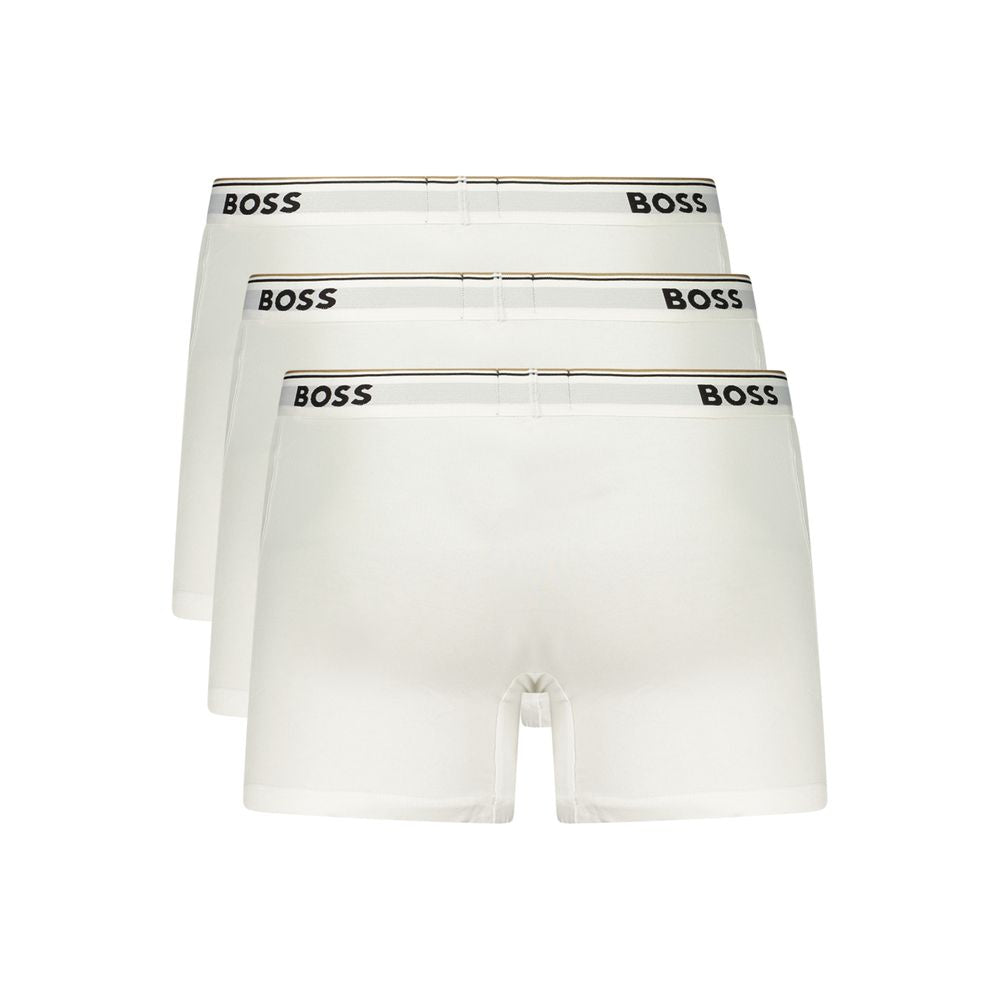 Hugo Boss Cotton Boxer Shorts in White