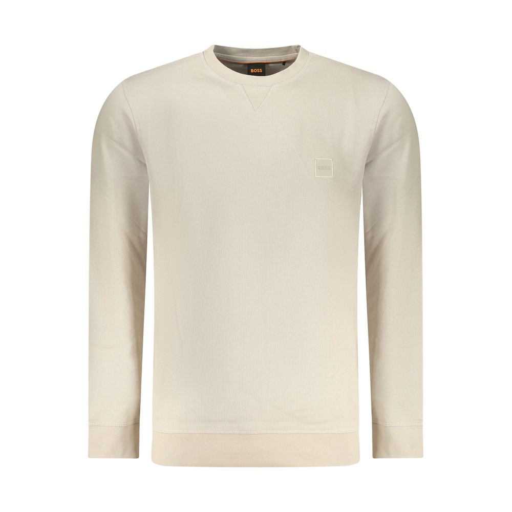 Beige Cotton Men Sweatshirt mens luxury fashion - Mens Edit