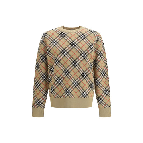 Burberry Cotton Sweatshirt in Beige mens luxury fashion - Mens Edit