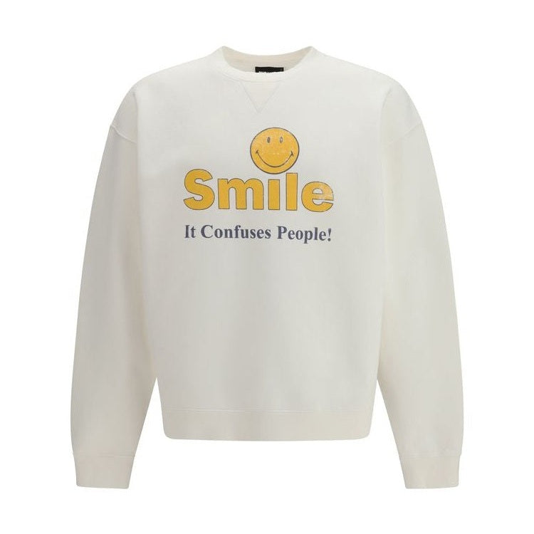 Dsquared² White Cotton Sweatshirt mens luxury fashion - Mens Edit