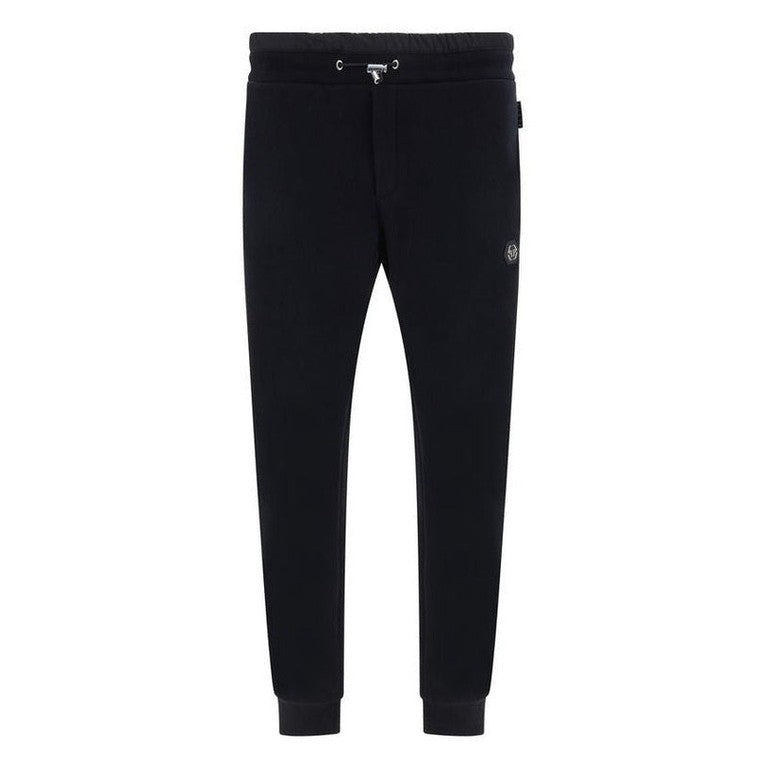 Philipp Plein Black Cotton Joggers (Workout Pants) mens luxury fashion - Mens Edit