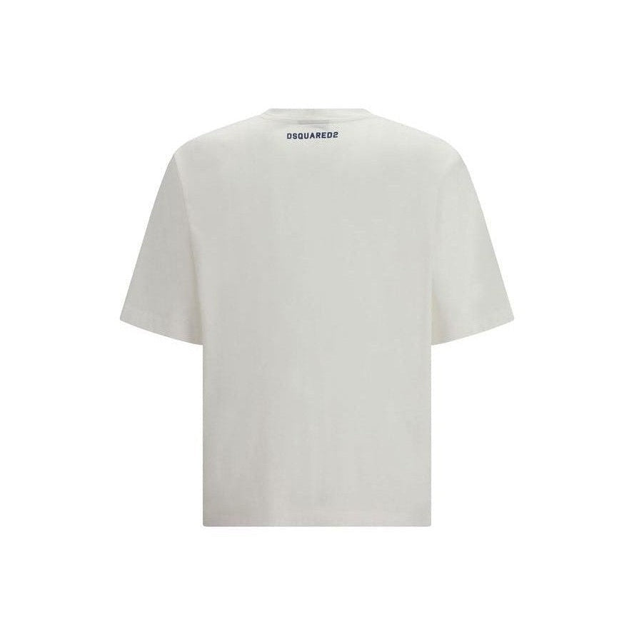 Dsquared² White Cotton T-Shirt