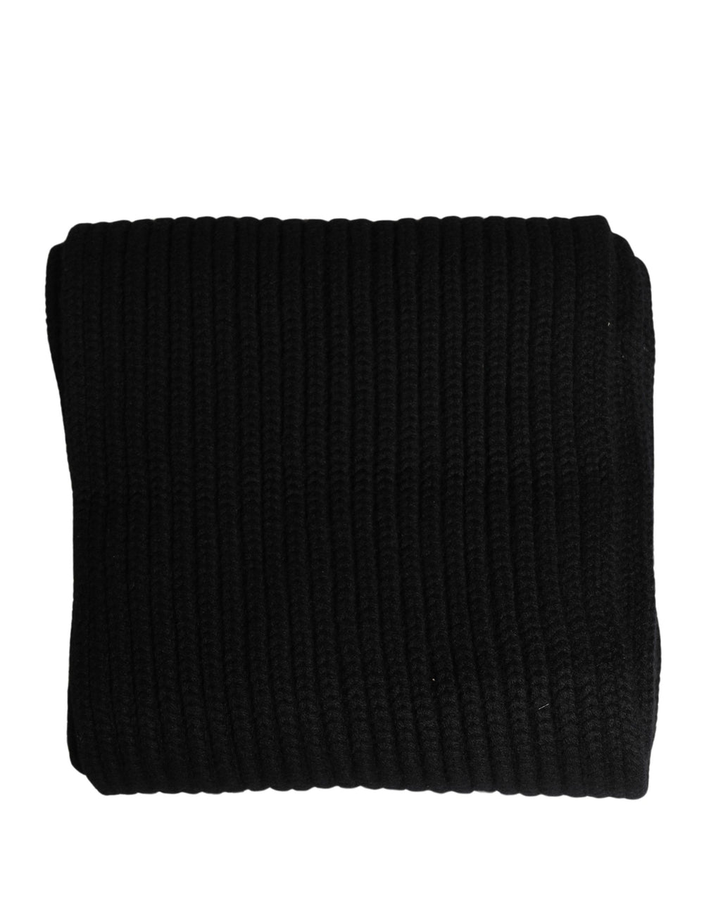 Dolce & Gabbana 100% Cashmere Knitted Neck Warmer in Black