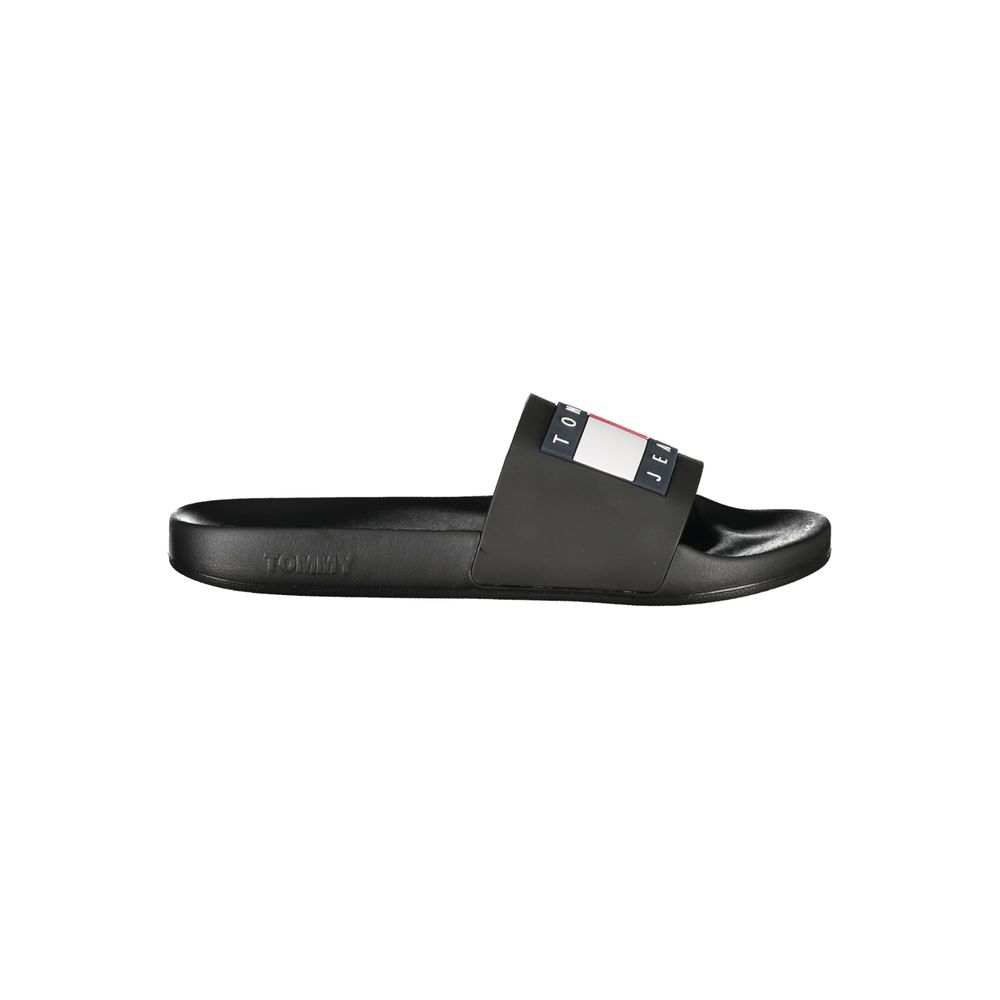 Black Polyurethane Men Slipper mens luxury fashion - Mens Edit