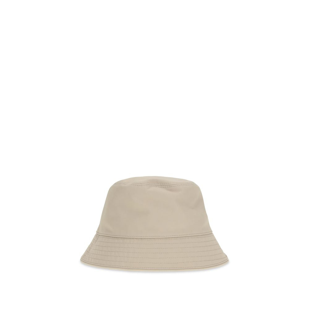 Moncler Cotton Bucket Hat in Beige