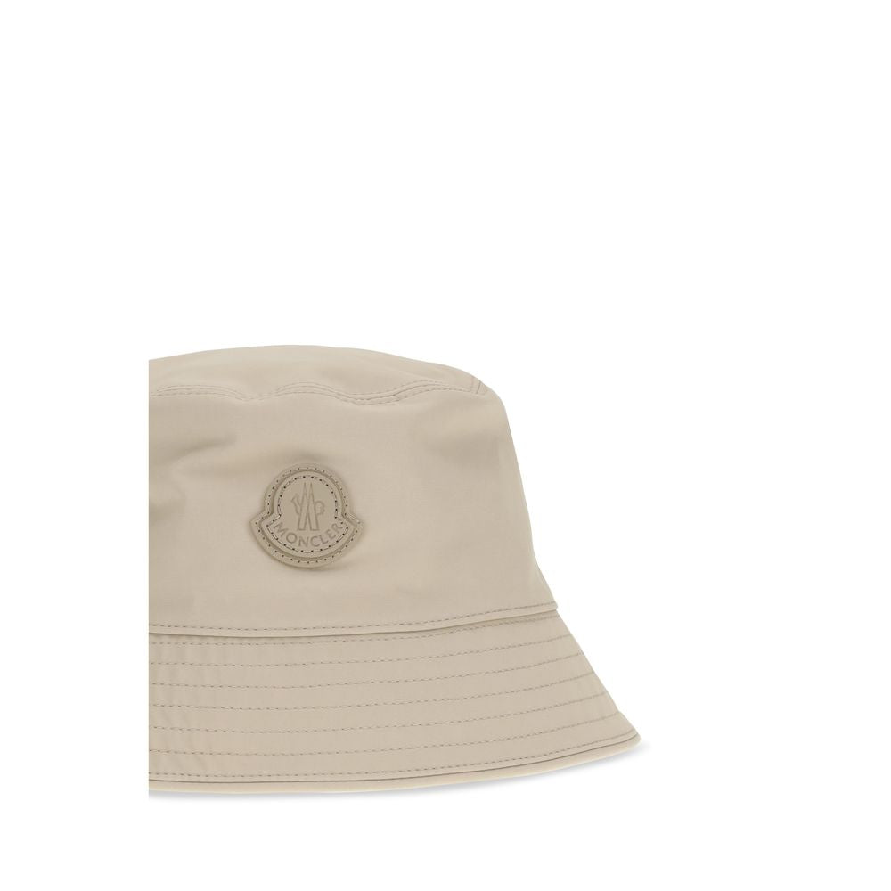 Moncler Cotton Bucket Hat in Beige