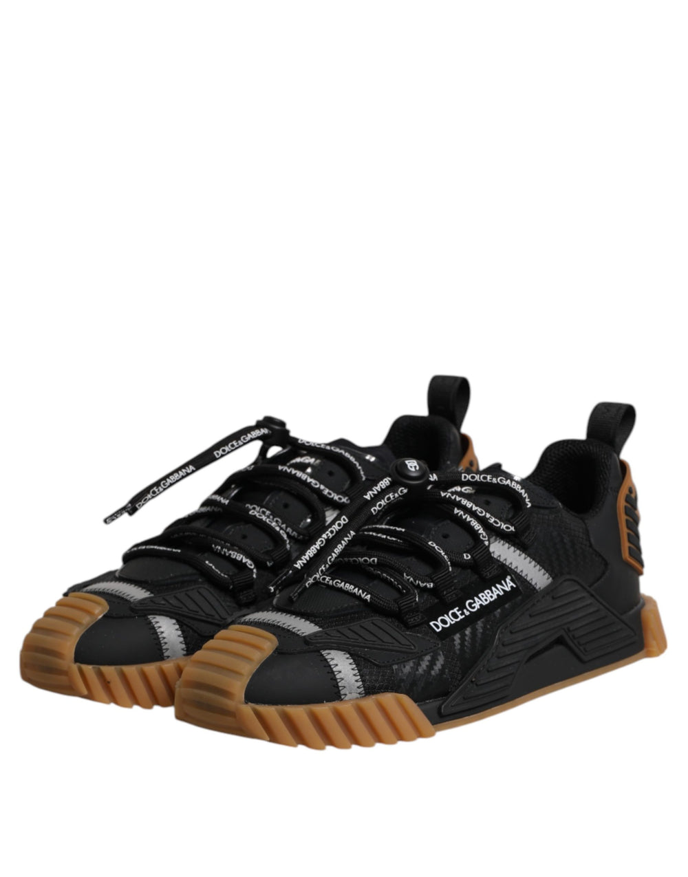 Dolce & Gabbana NS1 Low Top Sneakers in Black and Brown