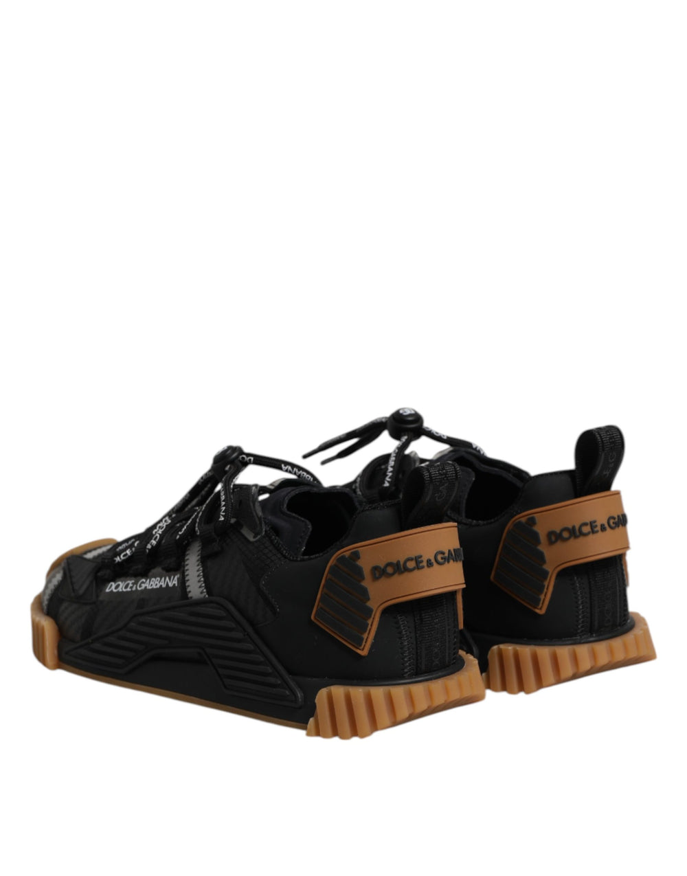 Dolce & Gabbana NS1 Low Top Sneakers in Black and Brown