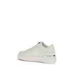 Philipp Plein White Calf Leather Bos Taurus Luxe Sneakers