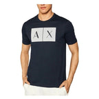 Armani Exchange Blue Cotton T-Shirt