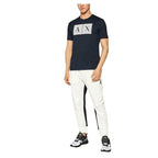 Armani Exchange Blue Cotton T-Shirt