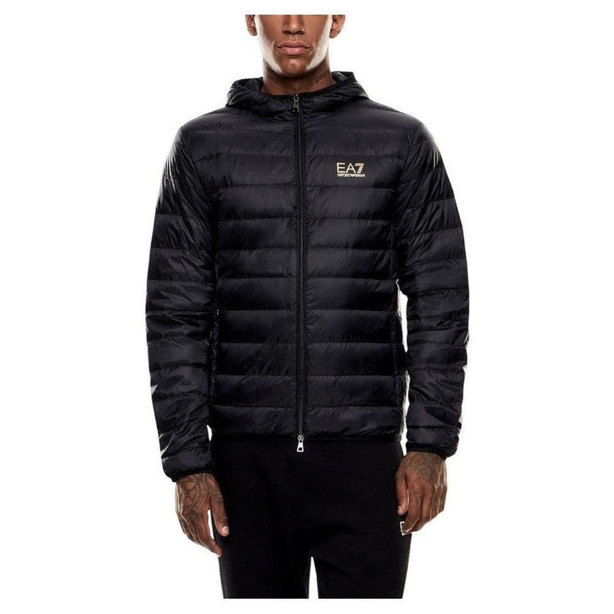 EA7 Emporio Armani Bicolor Polyamide Men's Full Length Jacket - Designer | Mens Edit