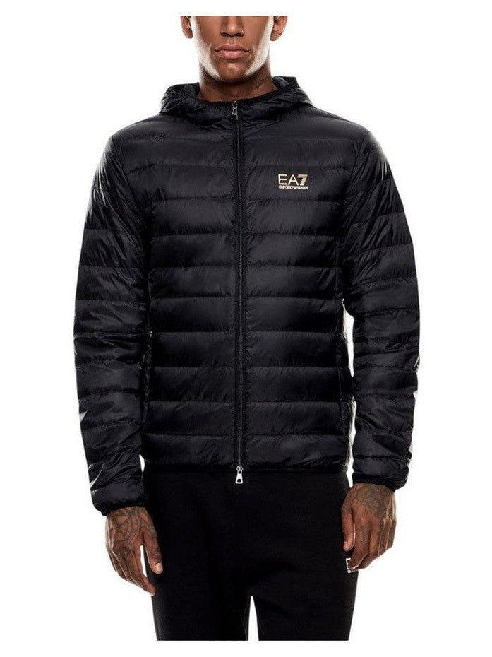 EA7 Emporio Armani Μπουφάν Πολυαμίδιο Διχρωμο Μακρύ
