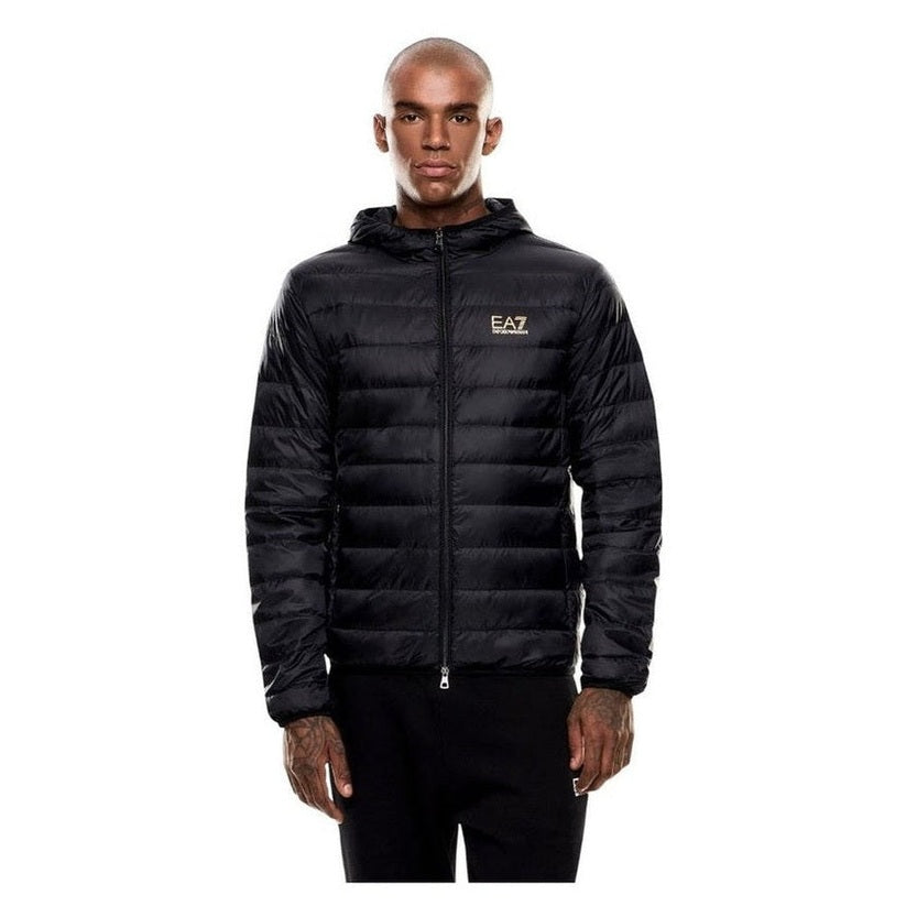 EA7 Emporio Armani Bicolour Polyamide Full-Length Jacket