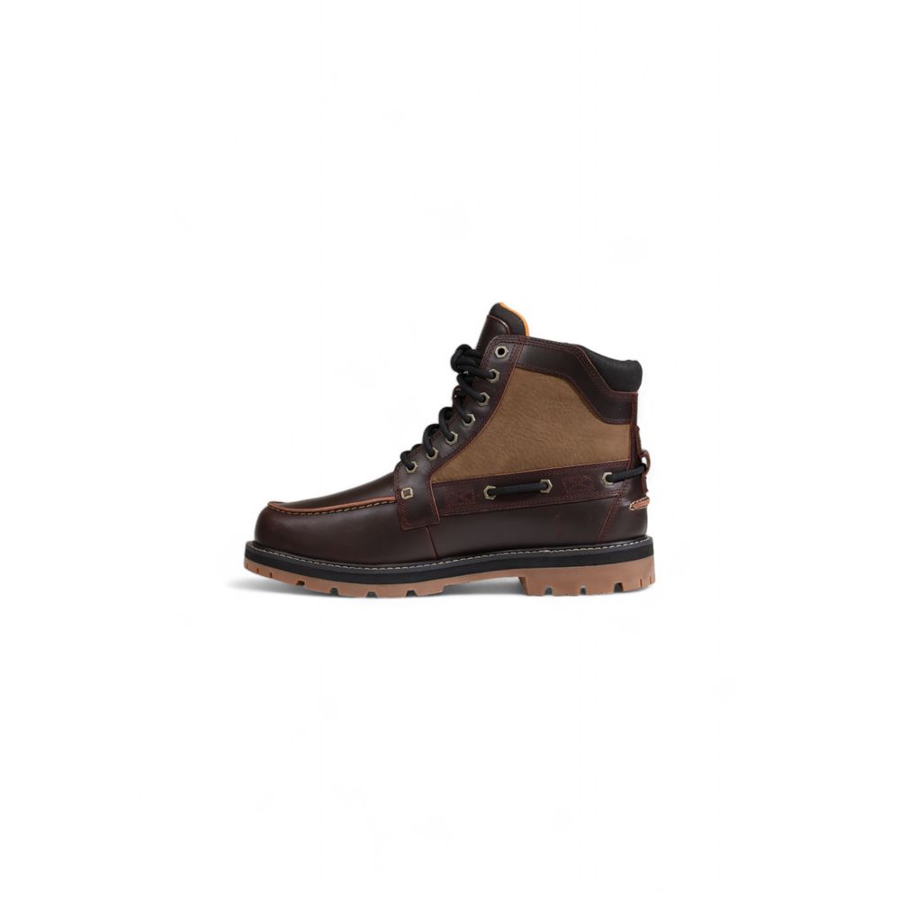 Timberland Καφέ Μπότες Δεμένες με Κορδόνια από Βιολογικό Ύφασμα