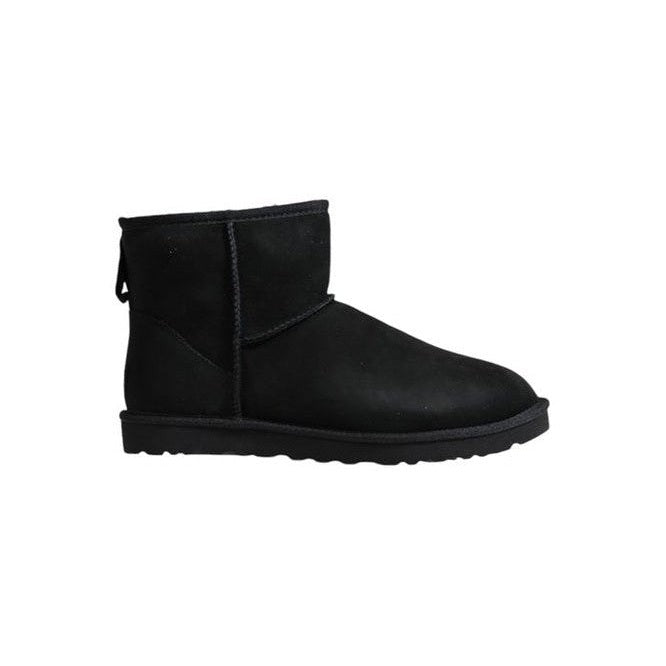 UGG Black Suede Leather Men's Ankle Boots - Designer | Mens Edit