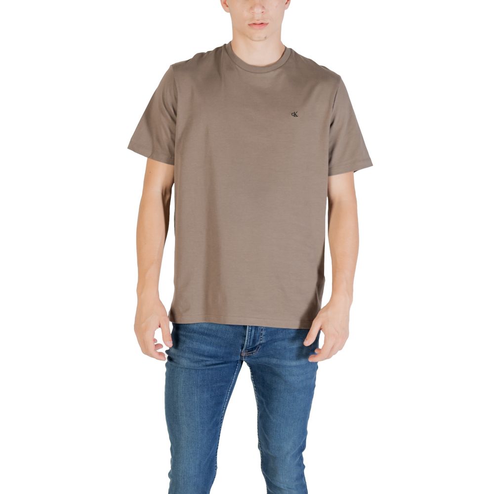 Brown Cotton T-Shirt mens luxury fashion - Mens Edit