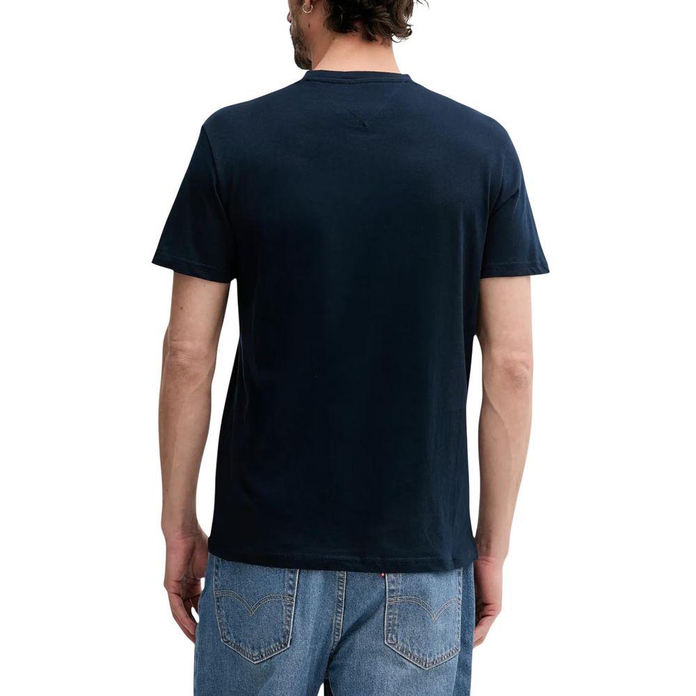 Tommy Hilfiger T-shirt Μπλε από Ανακυκλωμένο Βαμβάκι