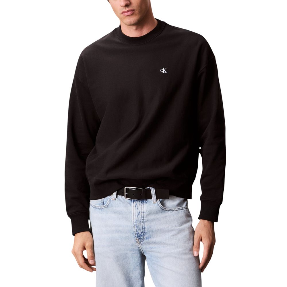 Black Cotton Sweatshirt mens luxury fashion - Mens Edit