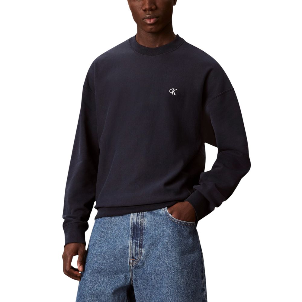 Blue Cotton Sweatshirt mens luxury fashion - Mens Edit