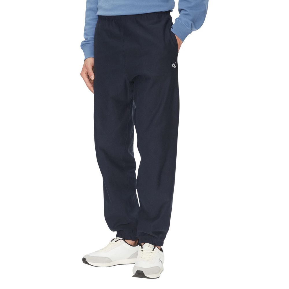 Blue Cotton Joggers (Workout Pants) mens luxury fashion - Mens Edit