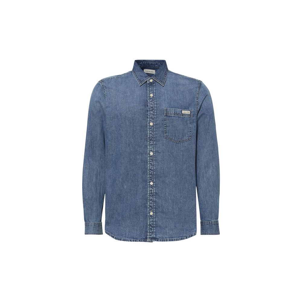 Blue Denim Shirt mens luxury fashion - Mens Edit