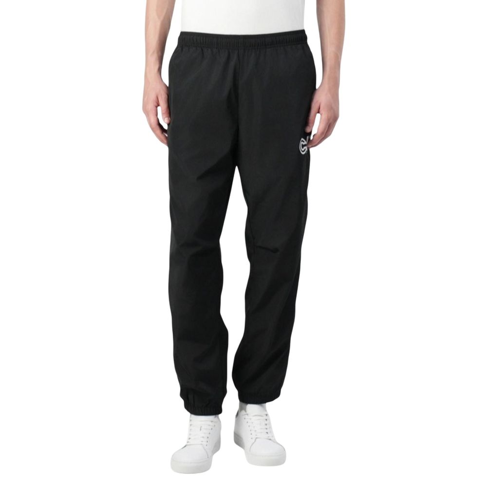 Black Polyester Joggers (Workout Pants) mens luxury fashion - Mens Edit
