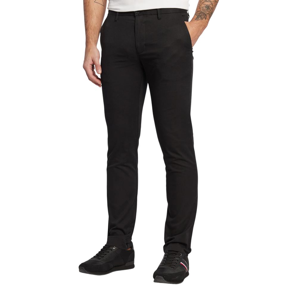 Black Recycled Cotton Skinny Pants mens luxury fashion - Mens Edit