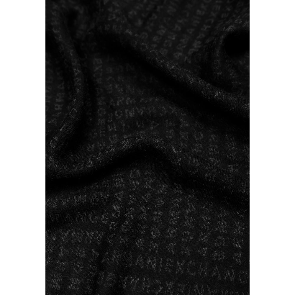 Armani Exchange Κασκόλ σε Μαύρο