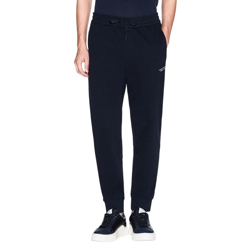 Armani Exchange Cotton Joggers in Blue