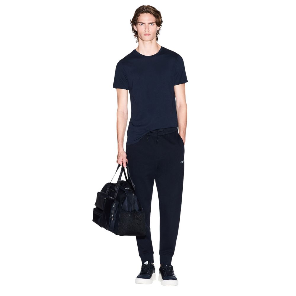 Armani Exchange Cotton Joggers in Blue