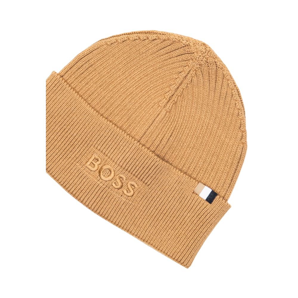 Hugo Boss Cotton Cap in Beige