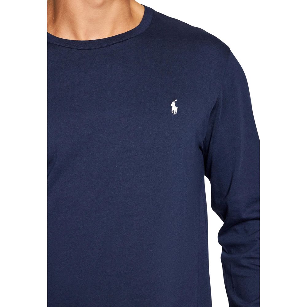 Ralph Lauren Βαμβακερό T-Shirt Μπλε