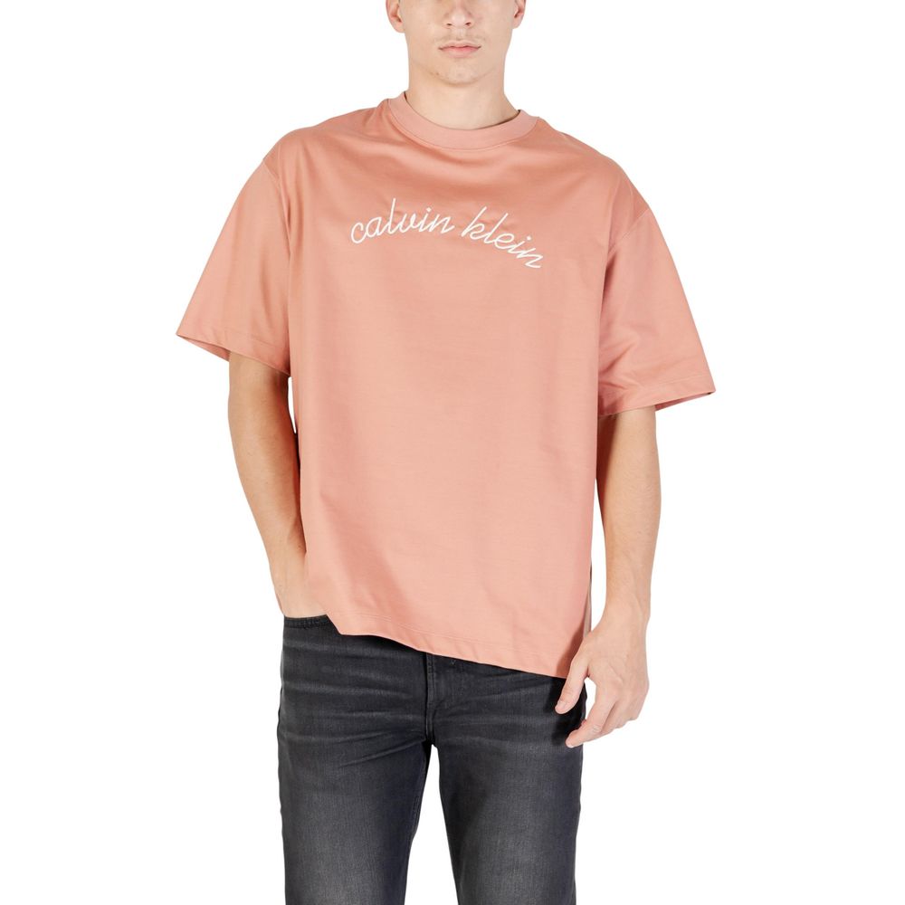 Calvin Klein Βαμβακερό T-Shirt Multicolor