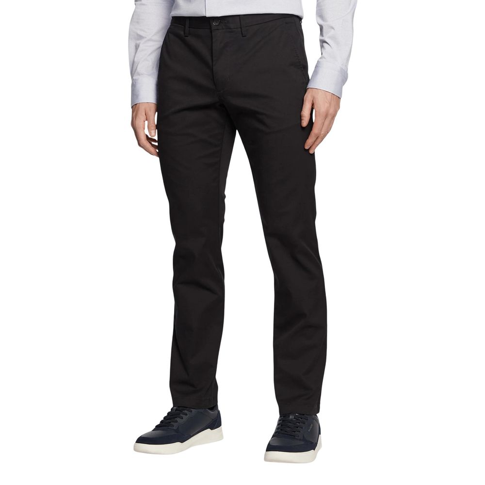Tommy Hilfiger Μαύρο Βαμβακερό Casual Παντελόνι