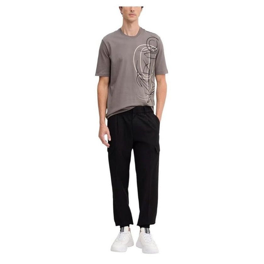Armani Exchange Tailored Trousers in Black