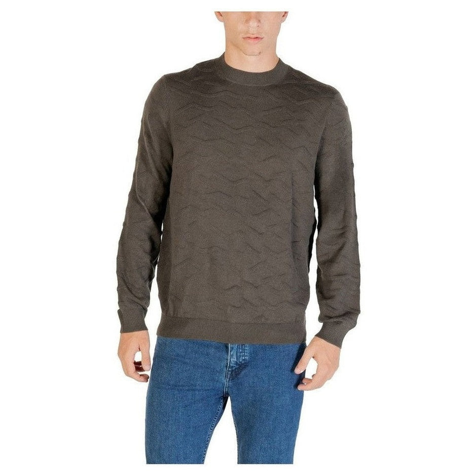 Armani Exchange Green Marabou Men's Sweatshirt - Designer | Mens Edit