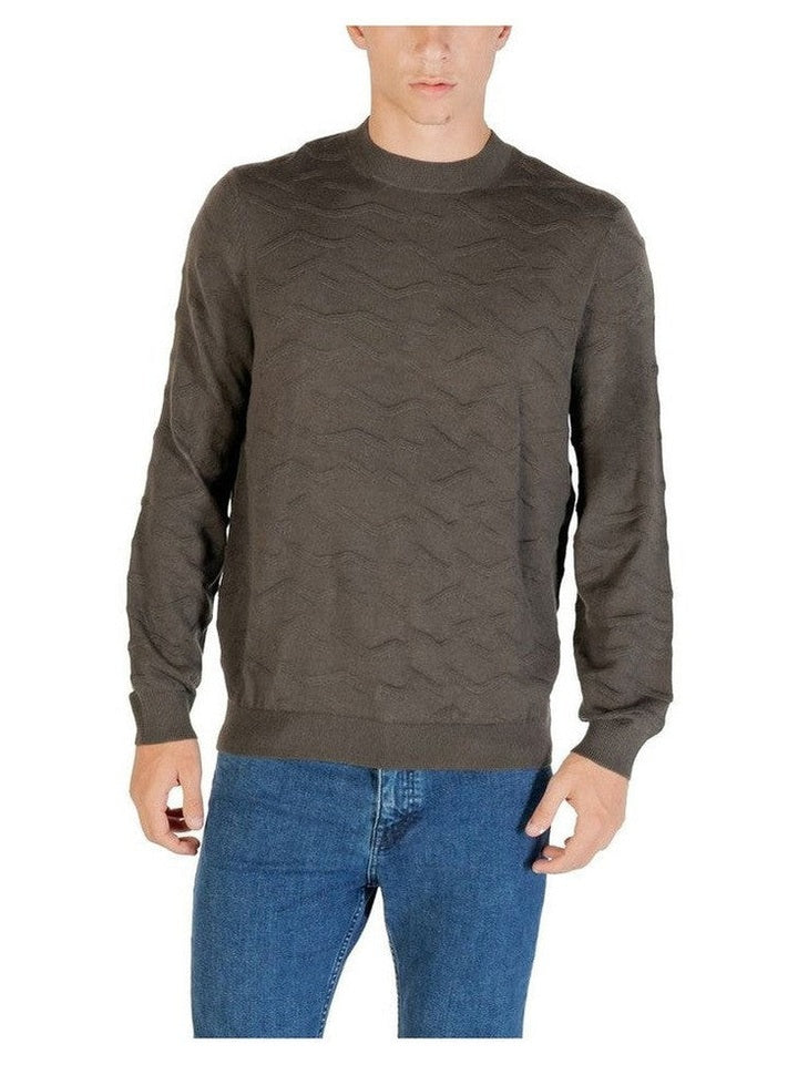 Armani Exchange Sweatshirt WoolAcrylicBlend Textured