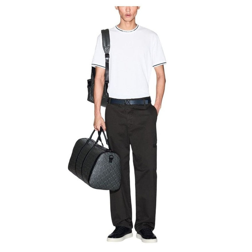 Armani Exchange White Cotton T-Shirt