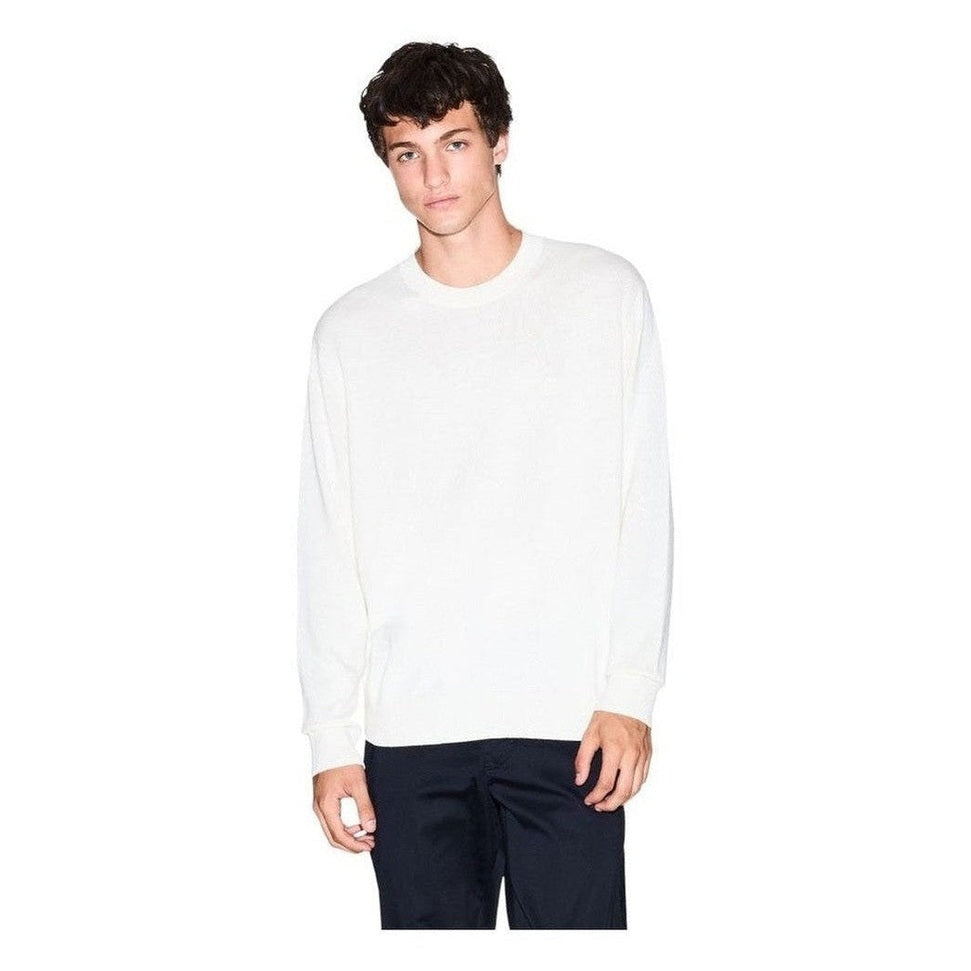 Armani Exchange Viscose Sweatshirt in Cream