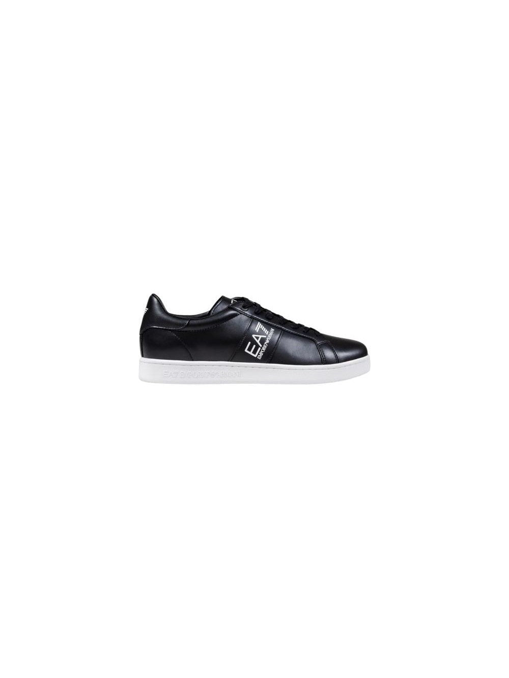 EA7 Emporio Armani Sneakers HyperMegaUltraPremiumFull-GrainCalfLeatherLogoEmbroidery