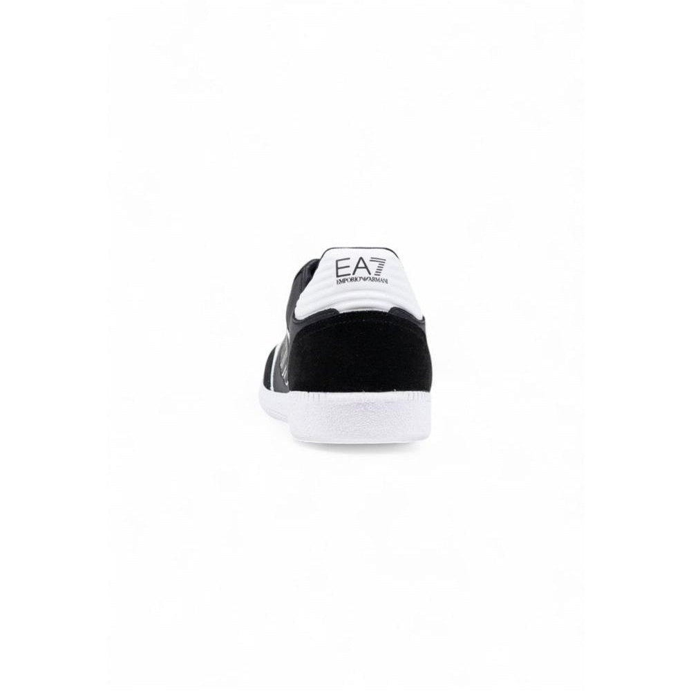 EA7 Emporio Armani Δερμάτινα Sneakers σε Μαύρο και Λευκό