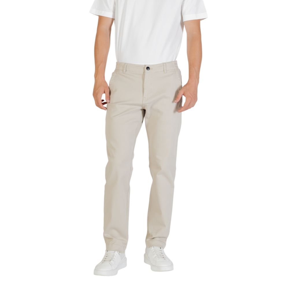 Beige Polyester Casual Pants mens luxury fashion - Mens Edit