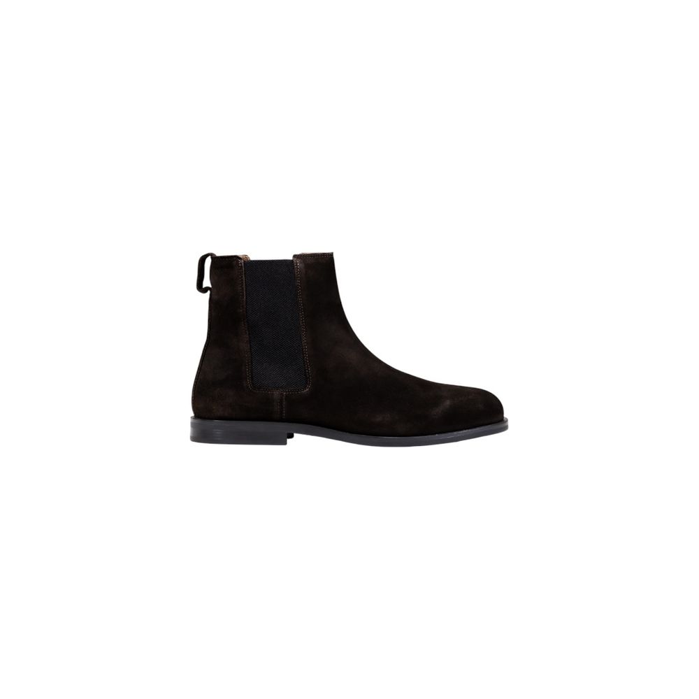 Brown Suede Leather Chelsea Boots mens luxury fashion - Mens Edit