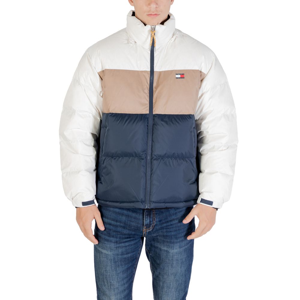 Cream Recycled Polyester Bomber mens luxury fashion - Mens Edit