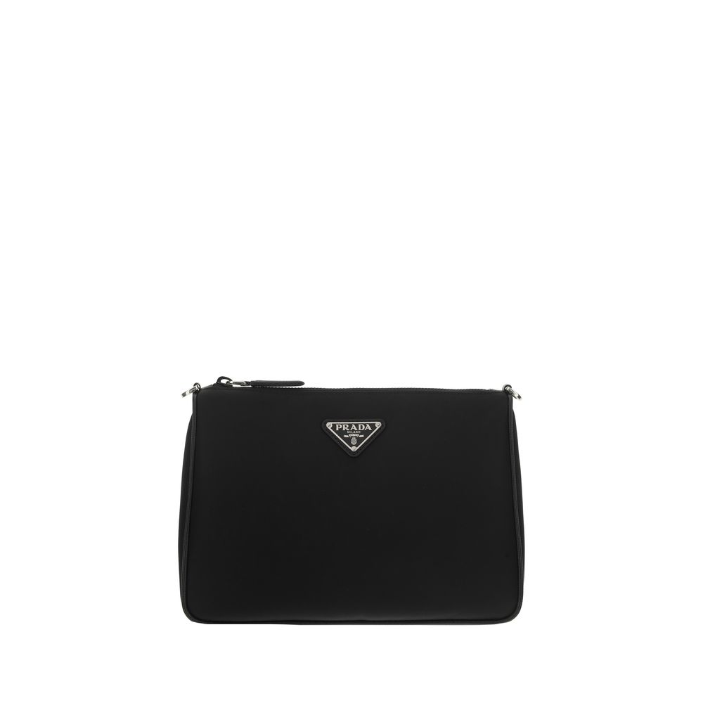 Prada Re-Nylon Shoulder Bag in Black