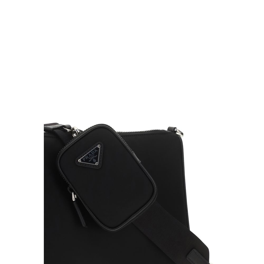 Prada Re-Nylon Shoulder Bag in Black