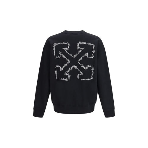 Black Cotton Sweatshirt