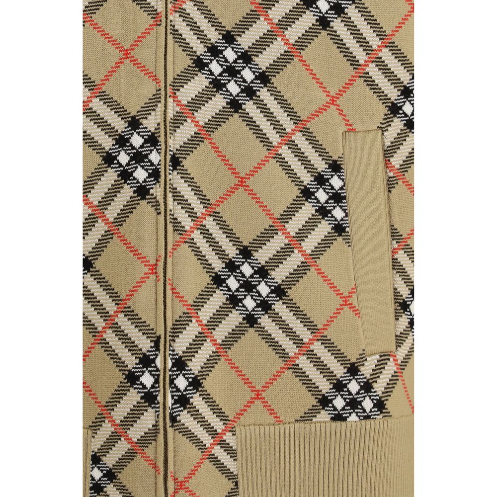 Burberry Wool Bomber Jacket in Beige